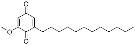 6-dodecyl-2-methoxy-1,4-benzoquinone Struktur