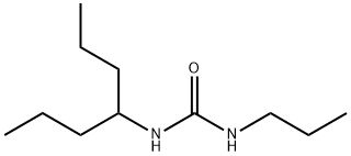 1-(1-Propylbutyl)-3-propylurea Struktur