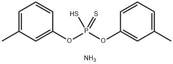 AMMONIUMDI-META-CRESYLPHOSPHORODITHIOATE Struktur