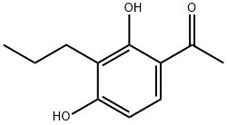 2',4'-DIHYDROXY-3'-PROPYLACETOPHENONE Struktur