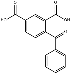 4-Benzoylisophthalic acid Struktur