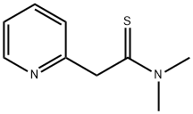 2-Pyridineethanethioamide,  N,N-dimethyl- Struktur