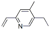 Pyridine, 2-ethenyl-5-ethyl-4-methyl- (9CI) Struktur