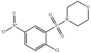 4-((2-Chloro-5-nitrophenyl)sulfonyl)Morpholine Struktur