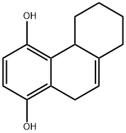 1,4-Phenanthrenediol, 4b,5,6,7,8,10-hexahydro- (9CI) Struktur