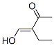 2-Pentanone, 3-(hydroxymethylene)- (9CI) Struktur