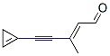 2-Penten-4-ynal, 5-(1-cyclopropen-1-yl)-3-methyl- (9CI) Struktur