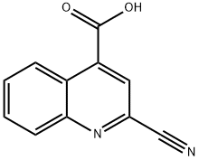 2-CYANOQUINOLINE-4-CARBOXYLIC ACID Struktur