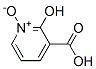 3-Pyridinecarboxylic acid, 2-hydroxy-, 1-oxide (9CI) Struktur