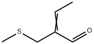 2-[(methylthio)methyl]-2-butenal Struktur