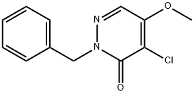 2-芐基-4-氯-5-甲氧基噠嗪-3(2H)-酮, 40890-47-9, 結(jié)構(gòu)式