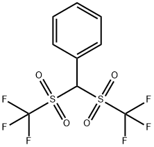 [bis[(trifluoromethyl)sulphonyl]methyl]benzene Struktur