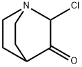 1-Azabicyclo[2.2.2]octan-3-one,  2-chloro- Struktur