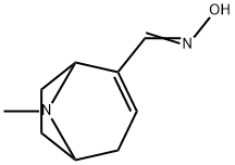 8-Azabicyclo[3.2.1]oct-2-ene-2-carboxaldehyde,8-methyl-,oxime(9CI) Struktur