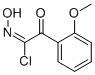 Benzeneethanimidoyl chloride, N-hydroxy-2-methoxy-alpha-oxo- (9CI) Struktur