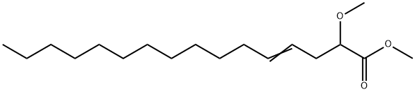 2-Methoxy-4-hexadecenoic acid methyl ester Struktur