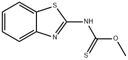 Carbamothioic acid, 2-benzothiazolyl-, O-methyl ester (9CI) Struktur