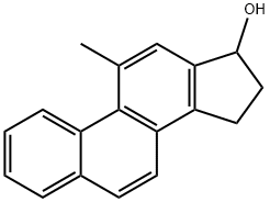 16,17-Dihydro-11-methyl-15H-cyclopenta[a]phenanthren-17-ol Struktur