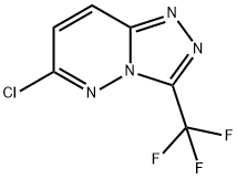 6-CHLORO-3-(TRIFLUOROMETHYL)[1,2,4]TRIAZOLO[4,3-B]PYRIDAZINE Struktur