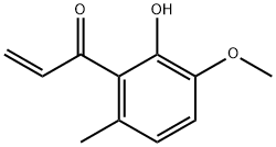 1-(2-Hydroxy-3-methoxy-6-methylphenyl)-2-propen-1-one Struktur