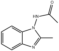 Acetamide, N-(2-methyl-1H-benzimidazol-1-yl)- (9CI) Struktur