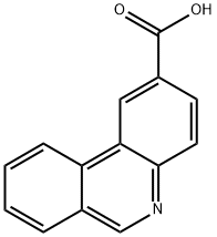 2-Phenanthridinecarboxylic acid Struktur