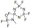 2-[(Difluorophosphinyl)(methyl)amino]-2,4,4,6,6-pentafluoro-2,2,4,4,6,6-hexahydro-1,3,5,2,4,6-triazatriphosphorine Struktur