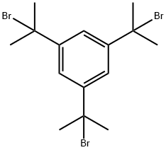 1,3,5-Tris(1-Bromo-1-Methylethyl) Benzene Struktur