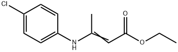 ETHYL 3-(4-CHLOROANILINO)CROTONATE Struktur