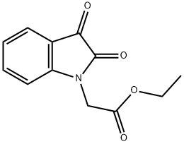 2,3-dihydro-2,3-dioxo-1h-indole-1-aceticaciethylester Struktur