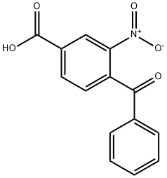 4-Benzoyl-3-nitrobenzoic acid Struktur