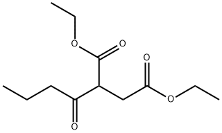 diethyl (1-oxobutyl)succinate Struktur