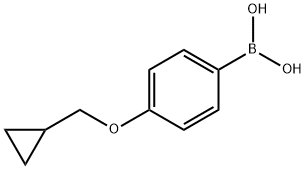 4-(CYCLOPROPYLMETHOXY)BENZENEBORONIC ACID Struktur