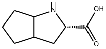 Cyclopenta[b]pyrrole-2-carboxylic acid, octahydro-, (2S)- (9CI) Struktur