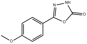 1,3,4-OXADIAZOL-2(3H)-ONE, 5-(4-METHOXYPHENYL)- Struktur