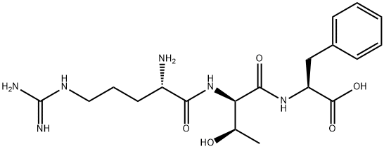 Arginyl-threonyl-phenylalanine Struktur