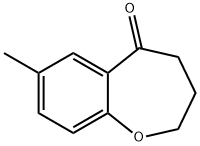 7-METHYL-3,4-DIHYDRO-2H-BENZO[B]OXEPIN-5-ONE Struktur