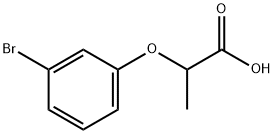 2-(3-BROMOPHENOXY)PROPANOIC ACID Struktur