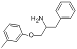 1-BENZYL-2-(3-METHYLPHENOXY)ETHYLAMINE Struktur