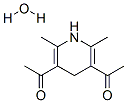 Ethanone, 1,1-(1,4-dihydro-2,6-dimethyl-3,5-pyridinediyl)bis-, monohydrate (9CI) Struktur