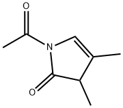 2H-Pyrrol-2-one, 1-acetyl-1,3-dihydro-3,4-dimethyl- (9CI) Struktur