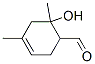 3-Cyclohexene-1-carboxaldehyde, 6-hydroxy-4,6-dimethyl- (9CI) Struktur