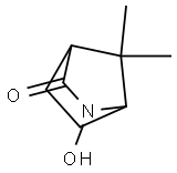 2-Azabicyclo[2.2.1]heptan-3-one, 2-hydroxy-7,7-dimethyl- (9CI) Struktur