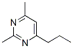 Pyrimidine, 2,4-dimethyl-6-propyl- (9CI) Struktur