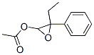 Oxiranol,3-ethyl-3-phenyl-,acetate(9CI) Struktur