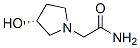 1-Pyrrolidineacetamide,3-hydroxy-,(3R)-(9CI) Struktur