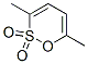 1,2-Oxathiin, 3,6-dimethyl-, 2,2-dioxide (9CI) Struktur