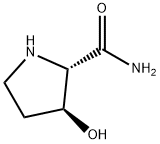 2-Pyrrolidinecarboxamide,3-hydroxy-,(2S,3S)-(9CI) Struktur