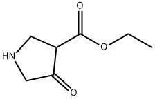 4-OXO-3-PYRROLIDINECARBOXYLIC ACID ETHYL ESTER Struktur