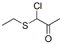 2-Propanone,  1-chloro-1-(ethylthio)- Struktur